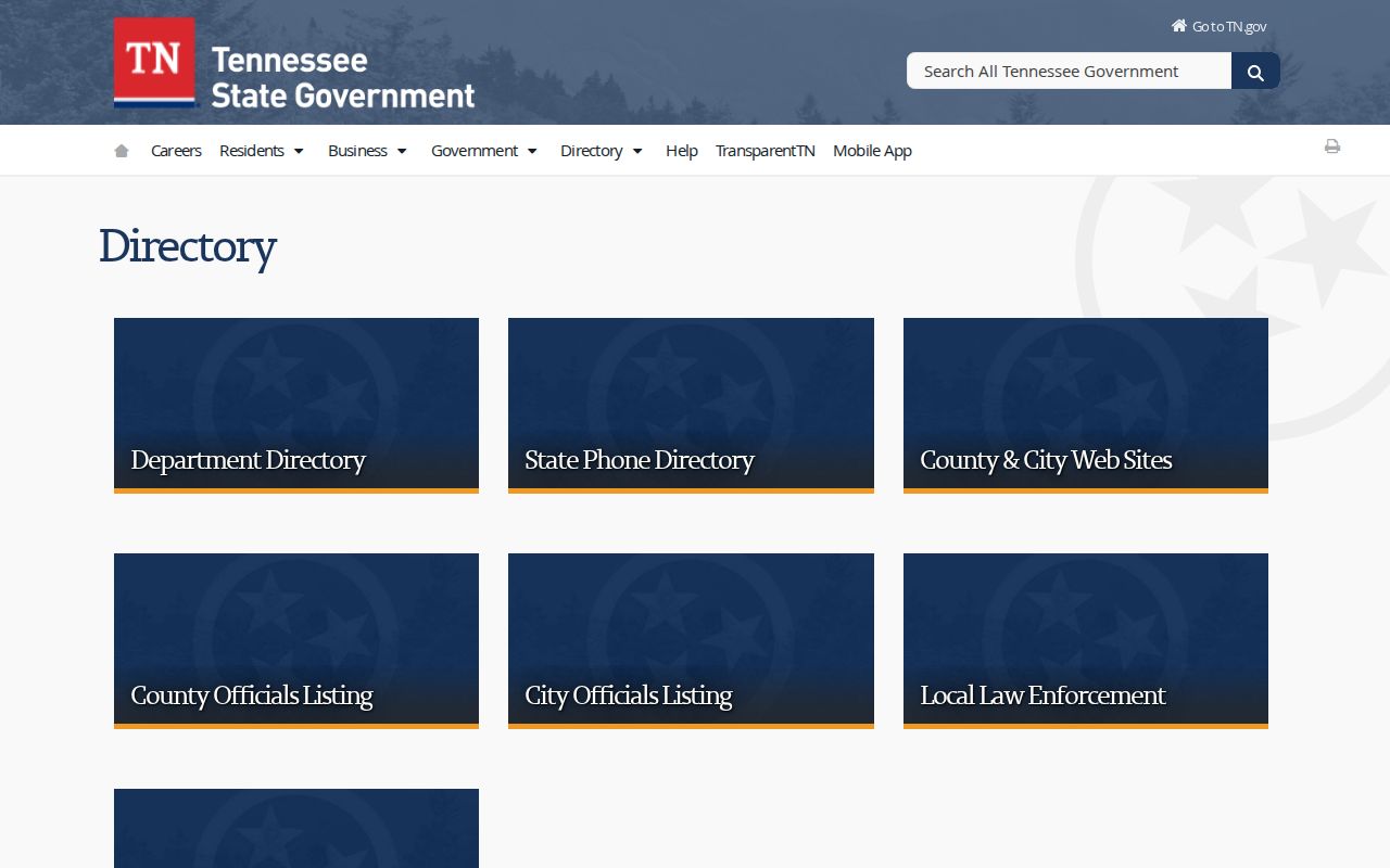 Chattanooga people directories Tennessee state department and phone gateway